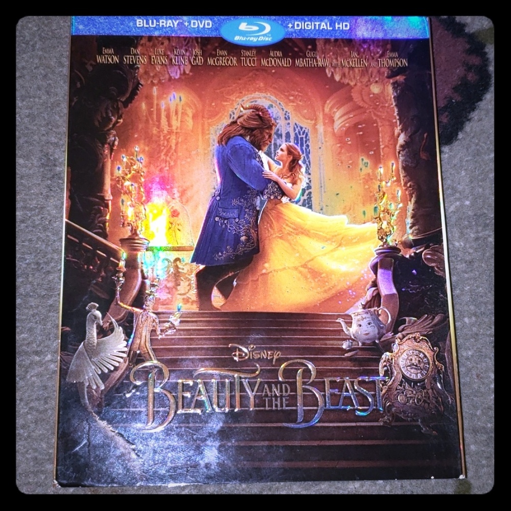 *Sale 10 for $35*Beauty And The Beast Bluray + DVD